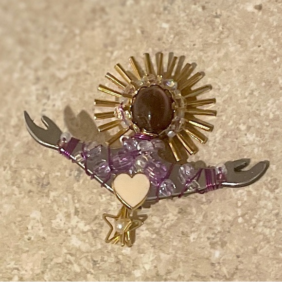 Liztech Jewelry - Liztech 2008 signed original Goddess’s Embrace Brooch